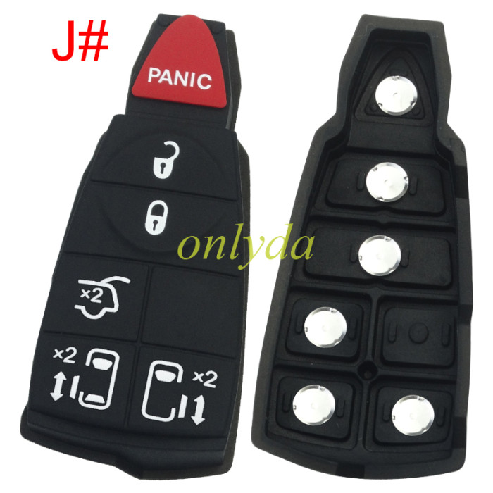 key  pad For Chrysler remote key shell , pls choose the model
