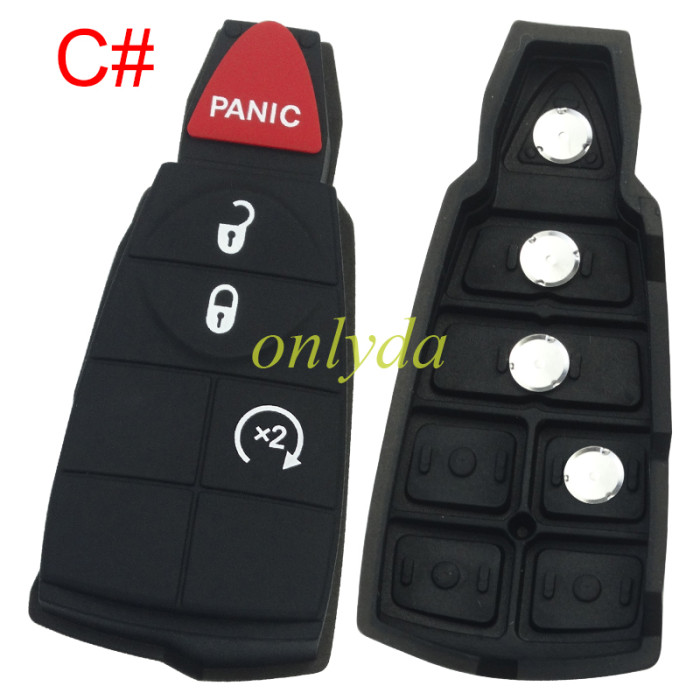 key  pad For Chrysler remote key shell , pls choose the model