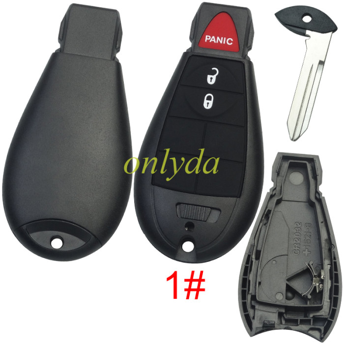 For Chrysler remote key shell with battery holder，pls choose the model