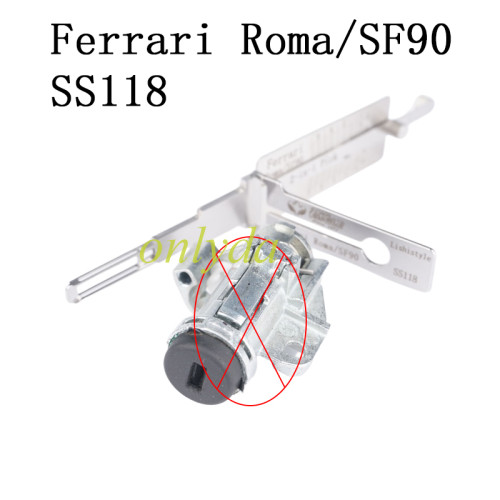 Ferrari Roma/SF90 SS118  2 in 1 decode and lockpick for Civil lock