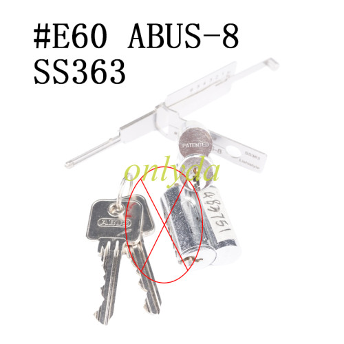 #E60 ABUS-8 SS363 2 in 1 decode and lockpick for Civil lock