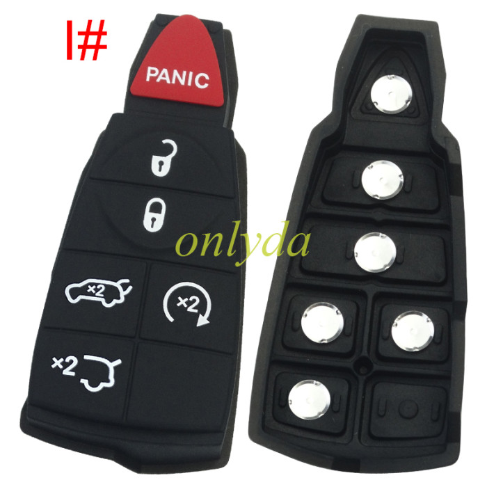 key  pad For Chrysler remote key shell , pls choose the model