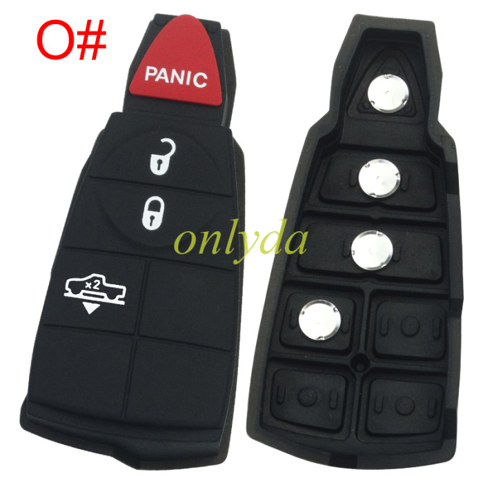 key  pad For Chrysler remote key shell , pls choose the model