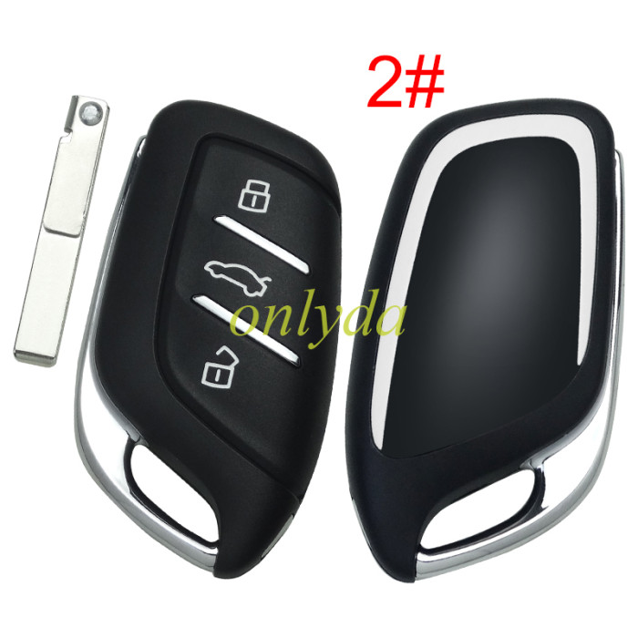 For MG 3 button remote key shell without badge