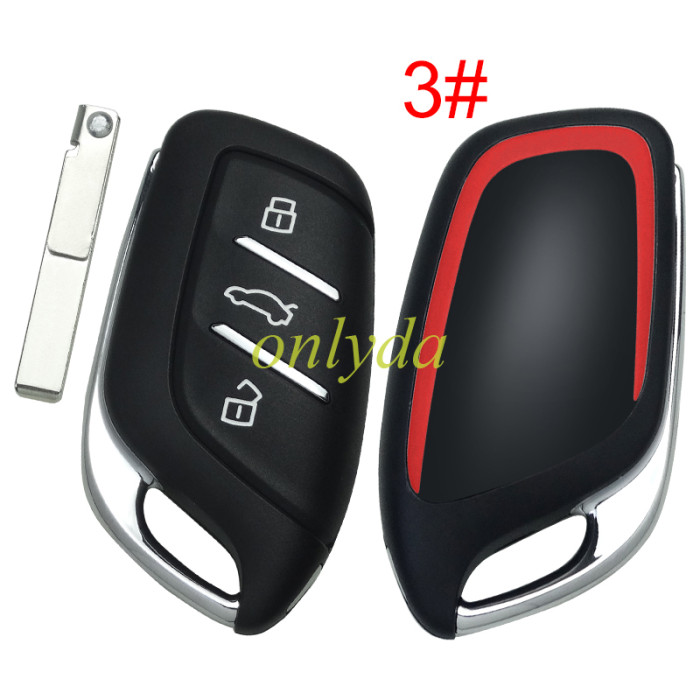 For MG 3 button remote key shell without badge