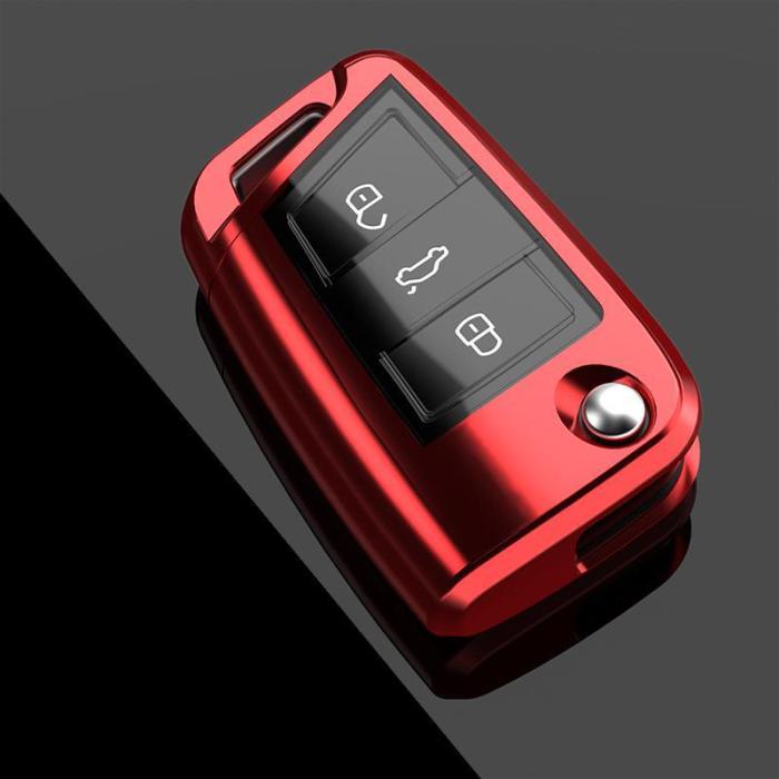 For VW 3 button TPU protective key case please choose the color