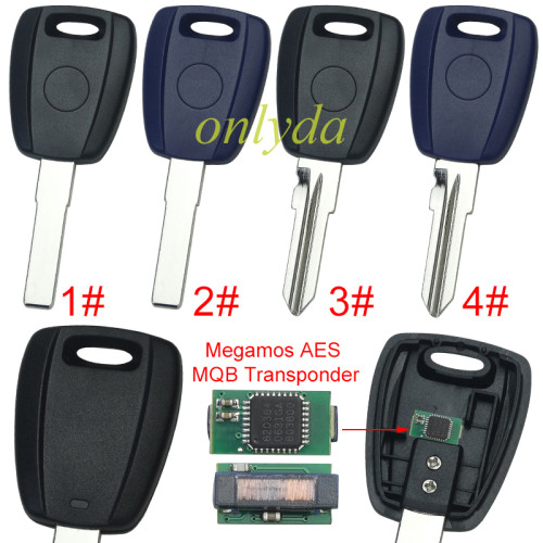 For Fiat transponder key with MQBchip, pls choose model