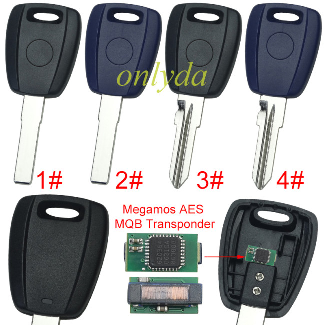 For Fiat transponder key with MQBchip, pls choose model