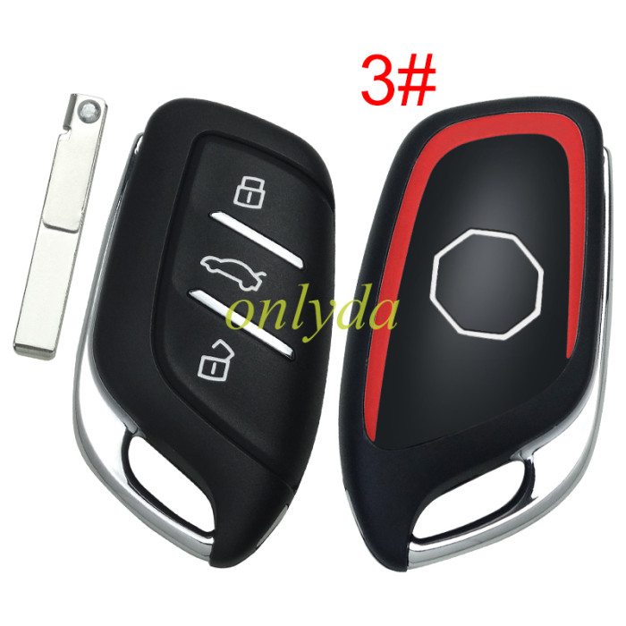 For MG aftermarket remote key shell with Badge