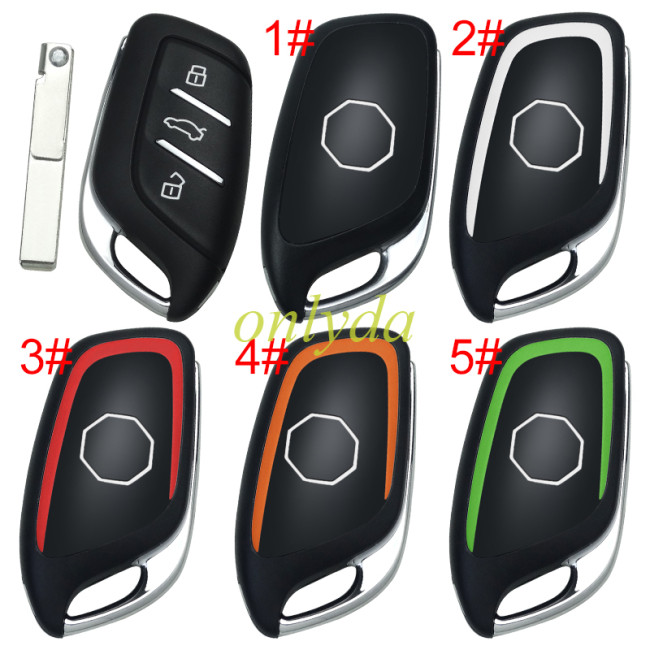 For MG aftermarket remote key shell with Badge