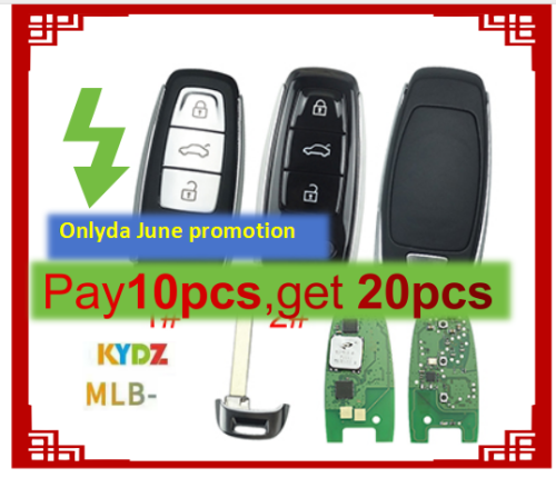 KYDZ  MLB key for Audi Keyless remote key with 433.92mhz