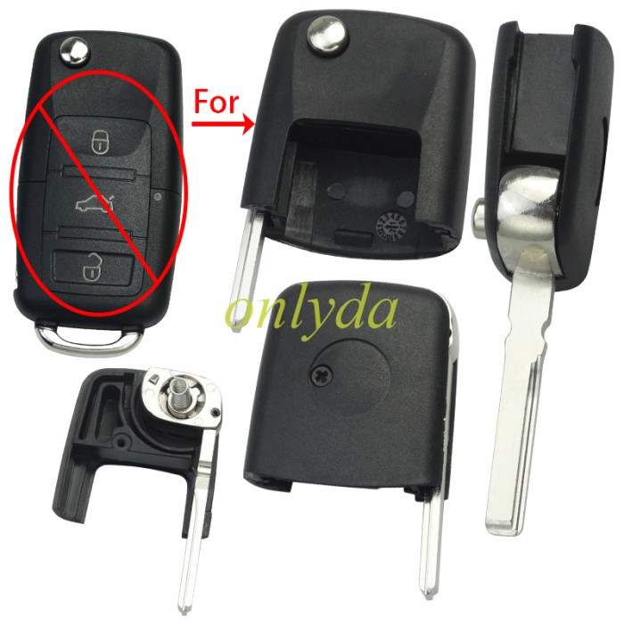 Super Strong GTL For vw Passat flip remote key  head with HU64 blade