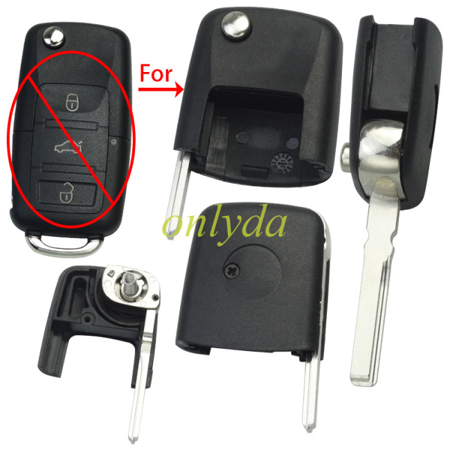 Super Strong GTL For vw Passat flip remote key head with HU64 blade
