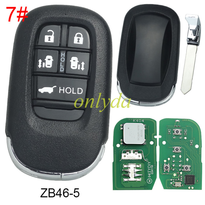 KEYDIY Remote key 2/3/4/6 button ZB45 smart key for KDX2 and KD MAX