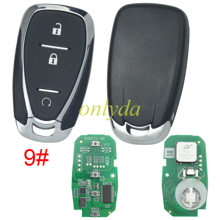 For Chevrolet remote key with HITAG2 46 chip-434mhz FCCID:HYQ4EA pls ...
