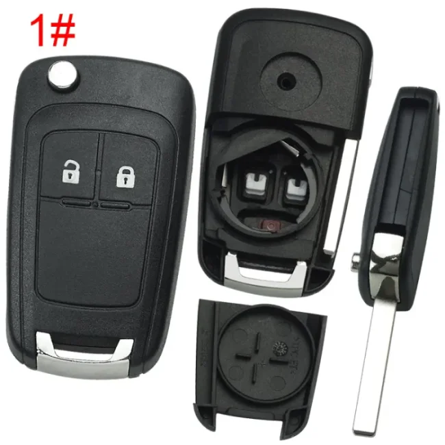 free shipping 10pcs/lot for Opel remote key shell with round badge place, blade HU100