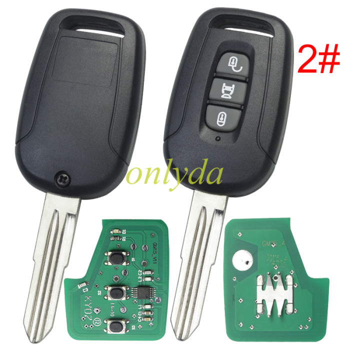 For Chevrolet 2/3  button remote key with 434mhz. pls choose button