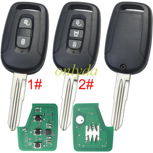 For Chevrolet 2/3 button remote key with 434mhz. pls choose button