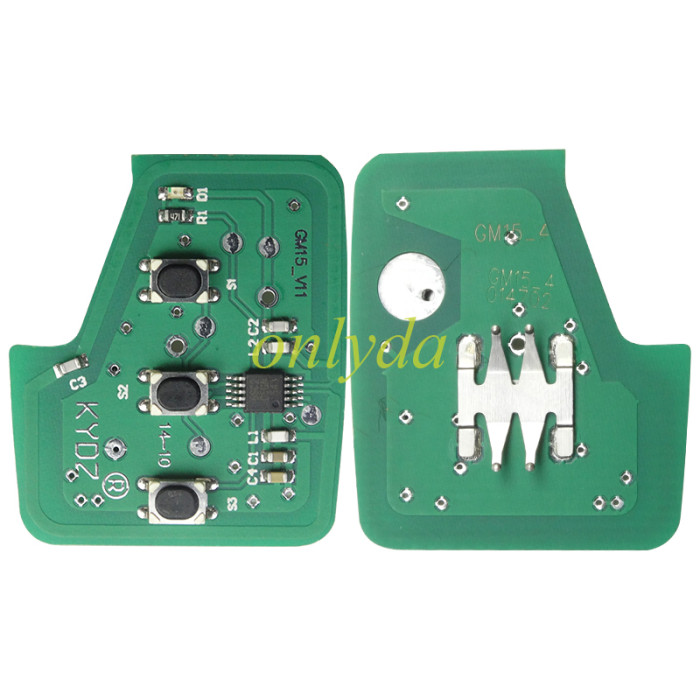 For Chevrolet 2/3  button remote key with 434mhz. pls choose button