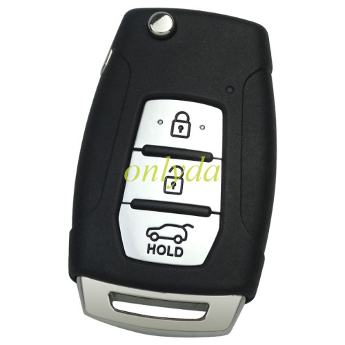 ORIGINAL Key for SsangYong 3 button remote key SUV 8751036550 with 433MHZ  PN:87510-36550 Model:MT FLIP 03 blade cutted
