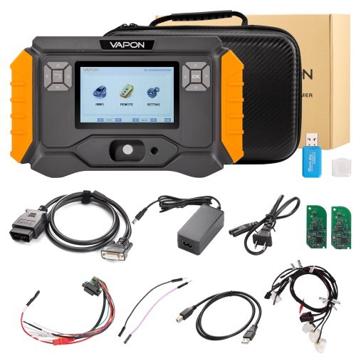 2025 VAPON VP100 Key Programmer BMW Support 2015-2021 BMW G Chassis Model Key Adding Get Free 2pcs BMW G Series Key PCB and BDC2 BDC3 Adapter Set