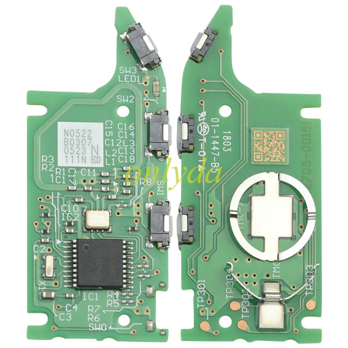 OEM Kia CEED 3 Button Flip Remote key with DST AES 8A  Transponder  TRPWS21 H chip 433mhz  95430-J7000 for kia ceed 2018+ 95430J7000 Frequency: 433Mhz blade (cutted)