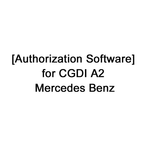 [Authorization Software] Mercedes-Benz Authorization  License For CGDI A2 Key Programmer