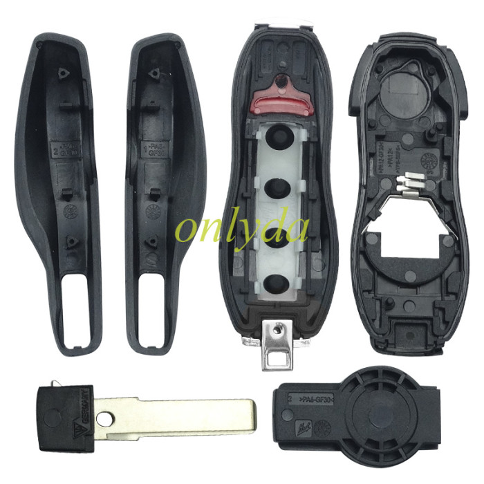 For Porsche Keyless remote key  with PCF7945P Chip with 315mhz/434mhz/433mhz, pls choose button and frequency
