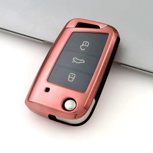 VW TPU protective key case Black or Red color, please choose