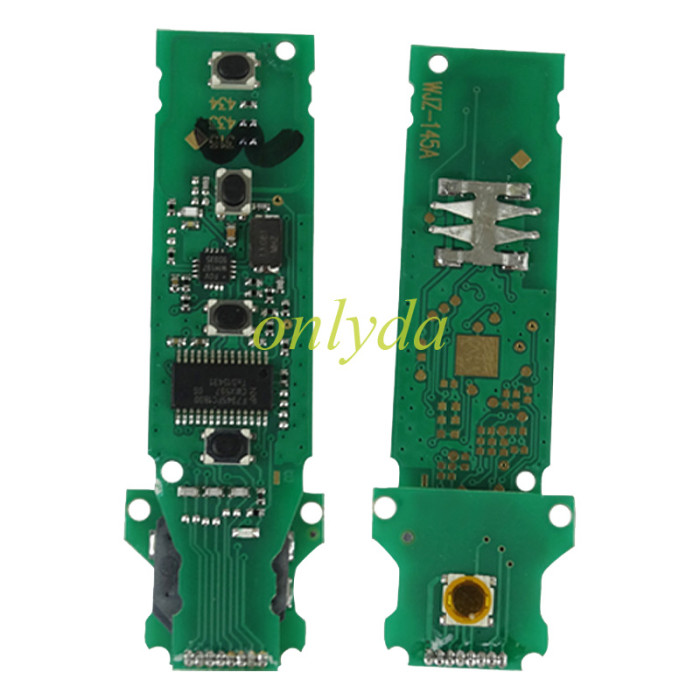 For Porsche remote key  Keyless   with 434mhz with HITAG-PRO(ID49)chip , pls choose button