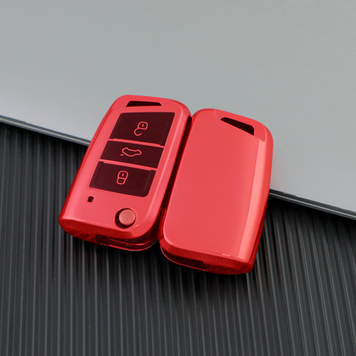 For VW 3 button TPU protective key case please choose the color