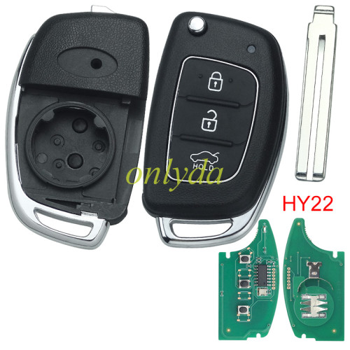 For Hyundai 3 button Remote key  PN: 95430-Q0000 ,8A chip support  frequency changable 315mhz / 433.92mhz, pls choose frequency