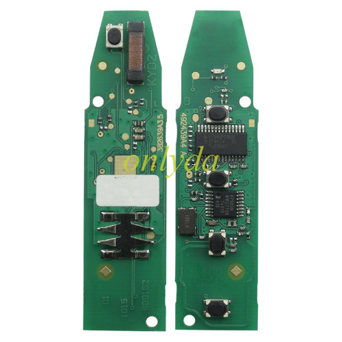 For Porsche unkeyless remote key with 315mhz or 434mhz  Porsche Cayenne (2010+) Porsche Panamera(2010+) Porsche Macan(2010+), pls choose button and frequency