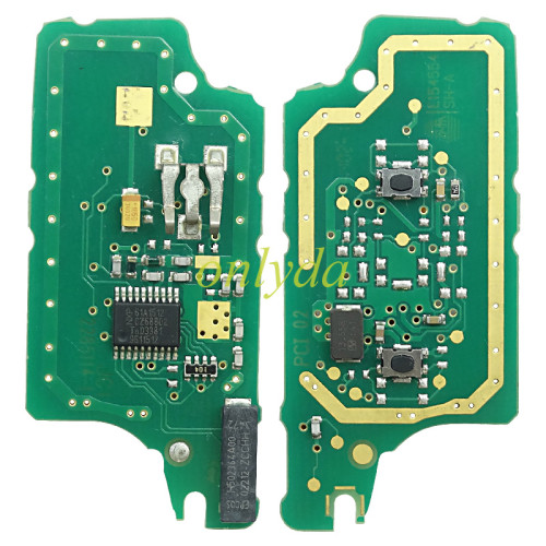 OEM PCB for Citroen CE0536 2 Button Flip  Remote Key with 46 chip ASK model  with VA2 and HU83 blade , please choose the key shell PCF7941chip original PCB with Aftermarket shell