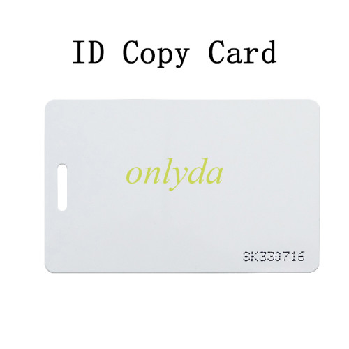 For The induction card