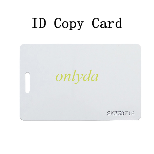For The induction card