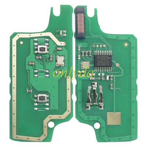 For Peugeot CE0536 2 Button Flip  Remote Key with 46 chip PCF7961 FSK model  with VA2 and HU83 blade , please choose the key shell