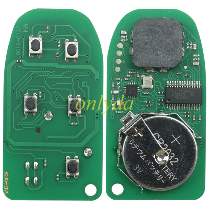 For Chrysler  Keyless  remote key with 434mhz with PCF7945A/ HITAG2 / 46 chip  use for 2014-2018  DODGE RAM 433mhz ASK   FCC ID: GQ4-54T                                                         OE:68141580AE/AC/AF/AG/AB , pls choose button