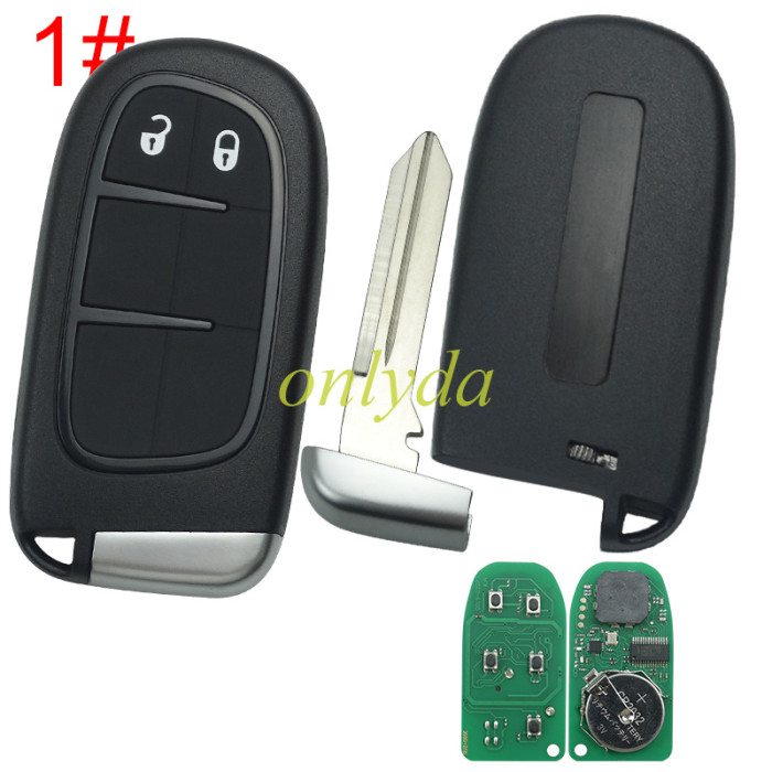 For Chrysler  Keyless  remote key with 434mhz with PCF7945A/ HITAG2 / 46 chip  use for 2014-2018  DODGE RAM 433mhz ASK   FCC ID: GQ4-54T                                                         OE:68141580AE/AC/AF/AG/AB , pls choose button