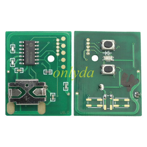 For Mazda 3 series, 2 /3 button remote with 315MHZ/434MHZ,pls choose button and frequency
