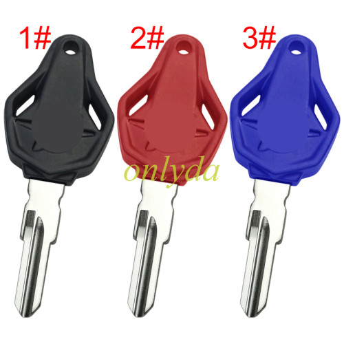 For MV motorcycle key  shell with  blade with badge , pls choose color