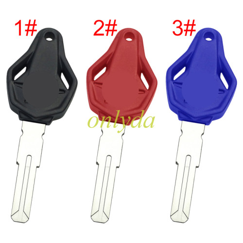 For MV motorcycle key  shell with  blade with badge , pls choose color