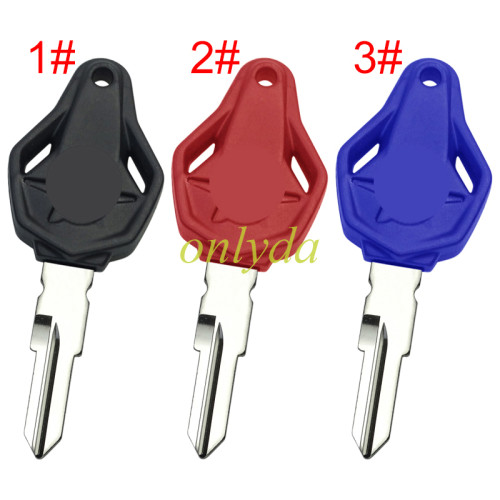 For MV motorcycle key  shell with  blade with badge , pls choose color