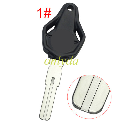 For MV motorcycle key  shell with  blade with badge , pls choose color