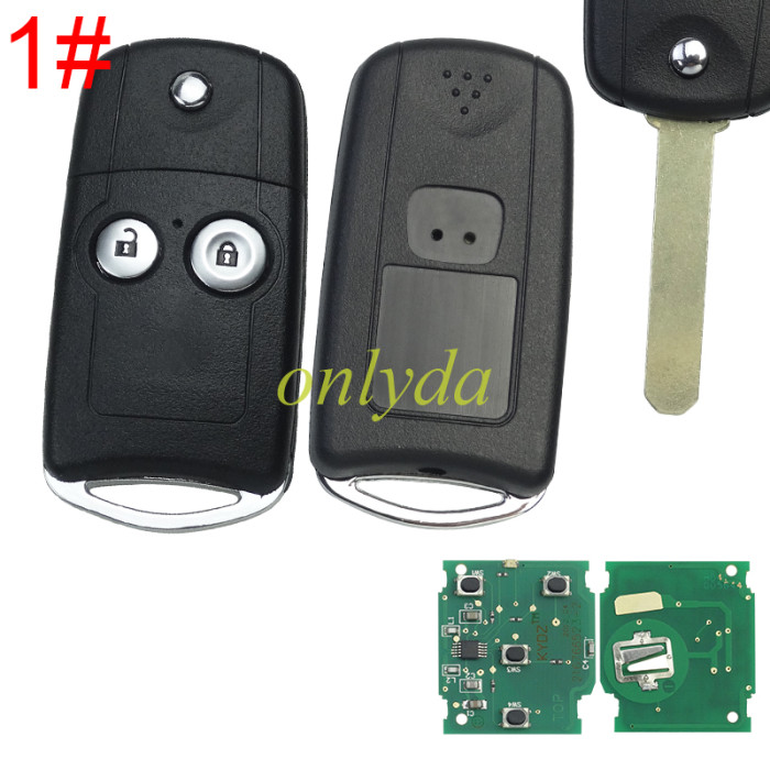 For Honda Civic 4 button remote  with 313.8MHZ/434MHZ, pls choose frequency and button