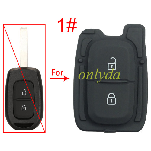 For Renault 2/3 button blank pad , pls choose button