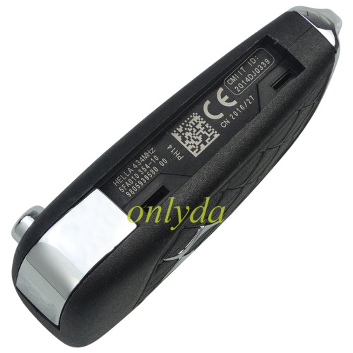 original brand new Citroen DS  3 button remote key with 434mhz FSK model  with PCF7941 chip  HELLA 5FA010 354-10 9805939580 00 CMIID2014DJ0339