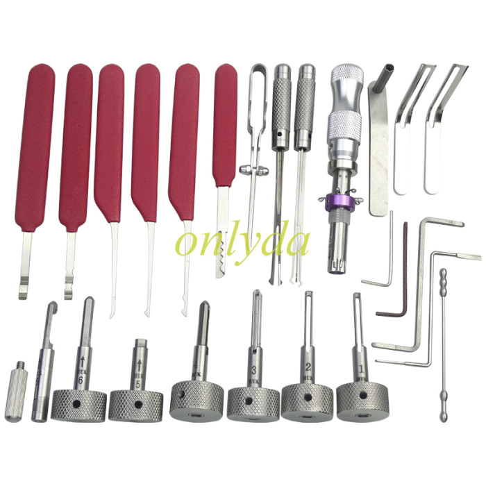 HUK third generation safe main and auxiliary lock universal tool set