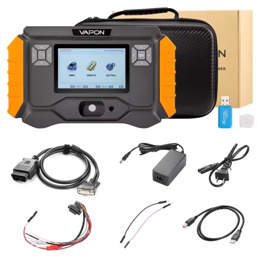 2025 VAPON VP100 Key Programmer BMW Support 2015-2021 BMW G Chassis Model Key Adding, Get Free BDC2 BDC3 Adapter Set