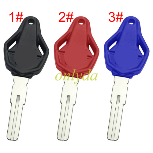 For MV motorcycle key  shell with  blade with badge , pls choose color
